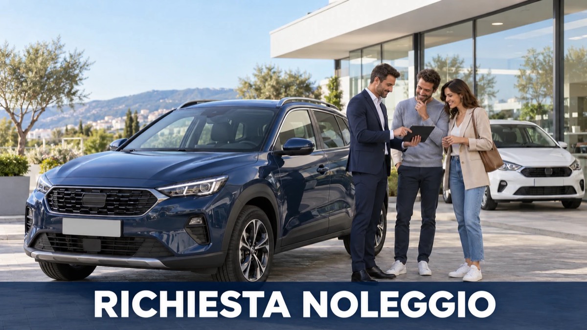 Richiesta noleggio auto e furgoni Kickly